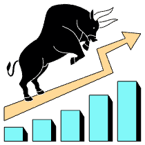 Bull Market Graph 1 Illustration from London Set
