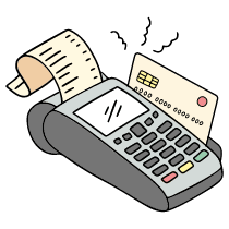 Card Payment 1 Illustration from Bruxelles Set