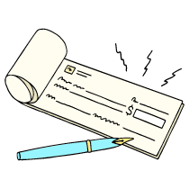 Checkbook 2 Illustration from Bruxelles Set