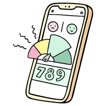 Credit Score 1 Illustration from Bruxelles Set