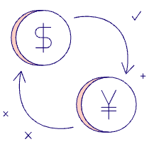 Currency Exchange Illustration from Bangalore - Pro Set