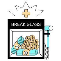 Emergency Savings Illustration from London Set