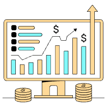 Financial Data Illustration from London Set