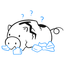Bankrupt Illustration from Brooklyn Set