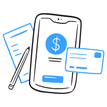 Bills Payment Illustration from Brooklyn Set