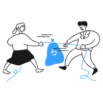 Business Competitors 2 Illustration from Brooklyn Set