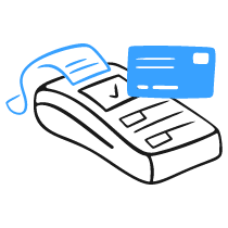 Card Payment Illustration from Brooklyn Set