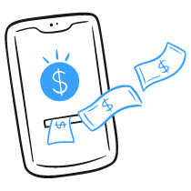 Cardless Withdrawal Illustration from Brooklyn Set
