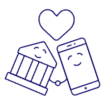 Banking App 1 Illustration from UX Line Set