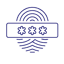 Fingerprint Passcode Illustration from UX Line Set
