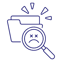 Folder Not Found Illustration from UX Line Set