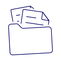 Sheet In Folder Illustration from UX Line Set