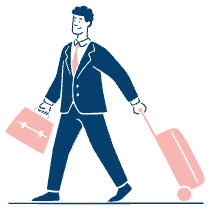 Business Trip 2 Illustration from Free illustrations Set