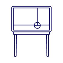 Modern Cabinet 1 Illustration from UX Line Set