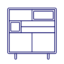 Modern Cabinet 2 Illustration from UX Line Set