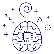 Cyborg Brain Illustration from UX Line Set