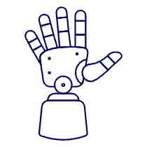 Prosthetic Hand 1 Illustration from UX Line Set