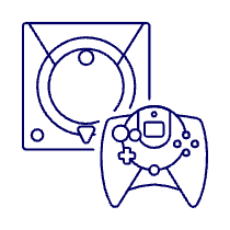 Game Consoles 8 Illustration from UX Line Set