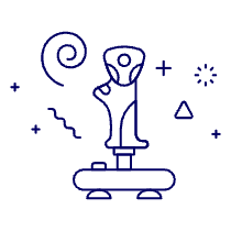 Joy Stick Illustration from UX Line Set