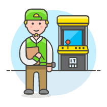 Game Arcade 1 Illustration from UX Colors Set