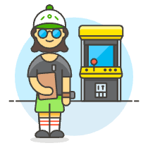 Game Arcade 6 Illustration from UX Colors Set