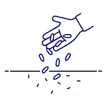 Hand Seeds 1 Illustration from UX Line Set