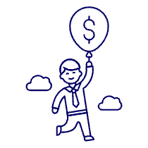 Floating Cash 1 Illustration from UX Line Set