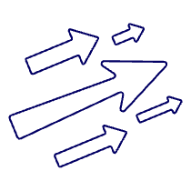 Growth Arrows Illustration from UX Line Set