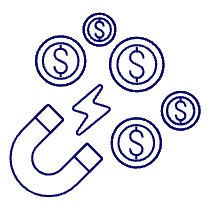 Money Magnet Illustration from UX Line Set