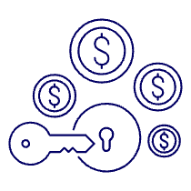 Unlock Money Illustration from UX Line Set