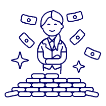 Wealthy Person 4 Illustration from UX Line Set