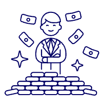 Wealthy Person 1 Illustration from UX Line Set