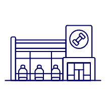 Gymnasium Fitness Illustration from UX Line Set