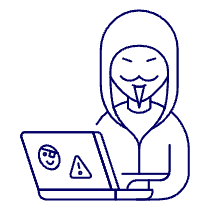 Anonylous Hacker 1 Illustration from UX Line Set