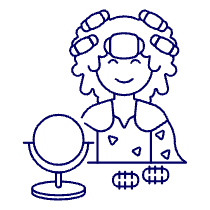 Hairstlye Salon 1 Illustration from UX Line Set