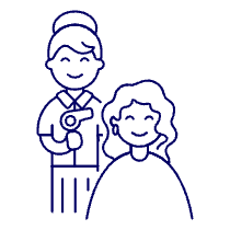 Hairstlye Salon 16 Illustration from UX Line Set