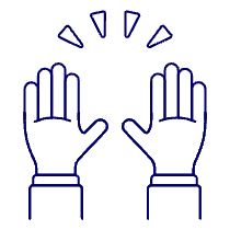 Hand Raise 1 Illustration from UX Line Set