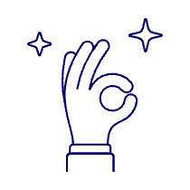 Ok Gesture 1 Illustration from UX Line Set