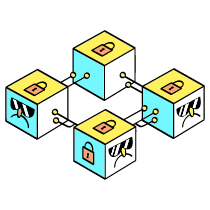 Blockchain Network Illustration from Havana Set