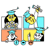 Graduation Illustration from Havana Set