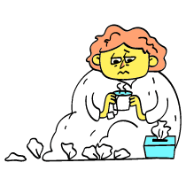 Being Sick Illustration from Havana Set