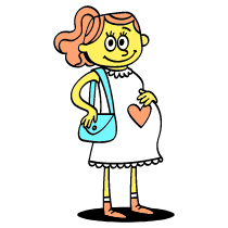 Pregnancy Illustration from Havana Set