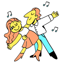 Dance Illustration from Havana Set