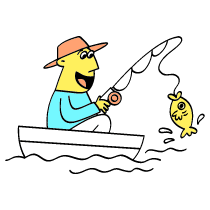 Fishing Illustration from Havana Set