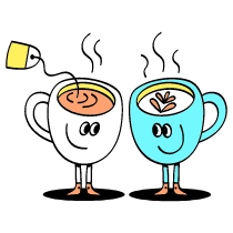 Tea Coffee Illustration from Havana Set