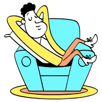 Rest Nap Illustration from Havana Set