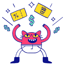 Using Coupons Illustration from Free illustrations Set