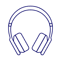 Headphones Wireless 1 Illustration from UX Line Set