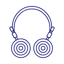 Headphones Wireless 4 Illustration from UX Line Set