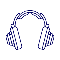 Headphones Wireless 7 Illustration from UX Line Set